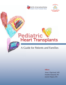 Pediatric Heart Transplants - Children`s Cardiomyopathy Foundation