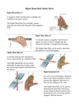 Right Hand Rule Study Sheet