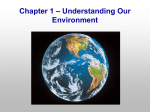 Chapter 1 – Understanding Our Environment