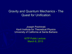 Gravity and Quantum Mechanics