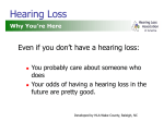 Introduction to Heaing Loss - Hearing Loss Association of North