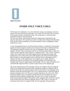 inside only voice coils