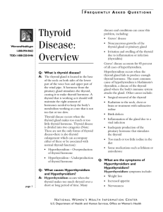 Thyroid Disease: Overview