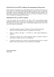 Protocol for the use of PET scanning in the management of lung