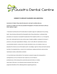 Dental Implant Consent