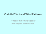 Coriolis Effect and Wind Patterns