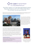 Texas Heart® Institute at St. Luke`s Episcopal Hospital Continues