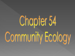 Community Ecology - Avon Community School Corporation