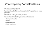 Contemporary Social Problems