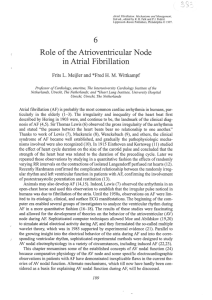 6 Role ofthe Atrioventricular Node in Atrial Fibrillation