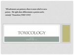 Toxicology Notes