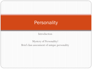 Personality