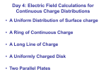21-7 Electric Field Calculations for Continuous Charge Distributions