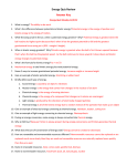 Energy Quiz Review Answer Key