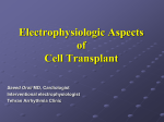 Electrophysiologic Aspects of Cell Transplant