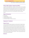 What is Mild Cognitive Impairment (MCI)?