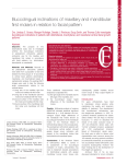 Buccolingual inclinations of maxillary and mandibular first molars in