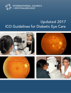 ICO Guidelines for Diabetic Eye Care