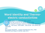 Ward identity and Thermo-electric conductivities
