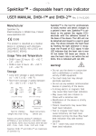 Spektikor™ - disposable heart rate indicator