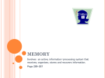 memory - cbcpsychology