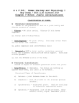 Chapter 9 Notes: Articulations (Joints)