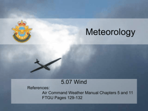 5.07 Wind - 94 Newmarket Air Cadet Squadron
