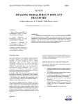 imaging modalities in implant dentistry