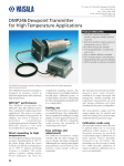 DMP246 Dewpoint Transmitter for High Temperature Applications