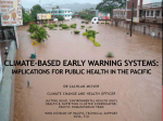 Climate-based early warning systems: implications for public health