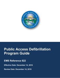 Public Access Defibrillation Program Guide