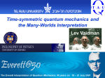 The two-state vector description of a quantum system