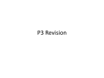 P3 Revision Notes