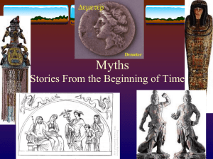 Mythology Power Point