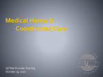 Care Coordination Department
