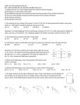 Fluids and Thermodynamic Review BCE AAB DCD BDB CBE CEA