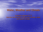 Water, Weather and Climate