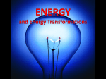 ENERGY and Energy Transformations