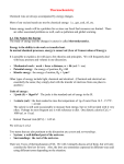 Thermochemistry