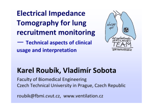 Electrical Impedance Tomography for Lung