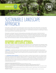 SUSTAINABLE LANDSCAPE APPROACH