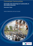 Concepts and meanings of community in the social sciences (PDF