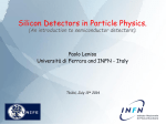 Silicon Detectors in Particle Physics