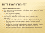 theories of sociology