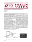 Programming Pulse Generators for Flash Memories