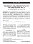 Heart Failure With Improved Ejection Fraction: Clinical