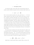 –1– 1. The Equation of State In an ideal gas at high T and low