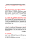 A Guideline for First Permanent Molar Extraction