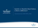 Systolic vs. Diastolic Heart Failure, is there a difference?