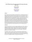 A Door Motion Energy Harvesting System for Powering an Electronic